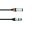 PSSO Adapterkabel DMX XLR 5pol/3pol 0,3m sw