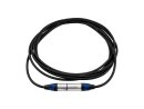 PSSO XLR cable COL 3pin 5m bk Neutrik