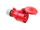 PC ELECTRIC CEE Socket 16A 5-pin rd