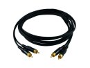 SOMMER CABLE Cinch Kabel 2x2 1m sw Hicon