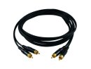 SOMMER CABLE RCA cable 2x2 1m bk Hicon