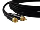 SOMMER CABLE RCA cable 2x2 1m bk Hicon