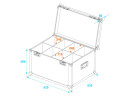 ROADINGER Flightcase 8x SLS Size M