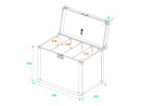 ROADINGER Flightcase 4x SLS Size L