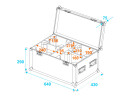 ROADINGER Flightcase 4x TMH-14/FE-300