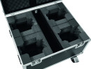 ROADINGER Flightcase 4x LED TMH-X1 Moving-Head Beam with wheels