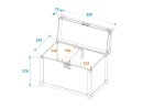 ROADINGER Flightcase 2x LED PFE-50 3000K Profile Spot