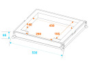 ROADINGER Flightcase DMX Move Bigfoot