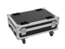 ROADINGER Flightcase 4x AKKU BAR-6 Glow QCL Flex QuickDMX...