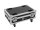 ROADINGER Flightcase 4x AKKU BAR-6 Glow QCL Flex QuickDMX with charging function