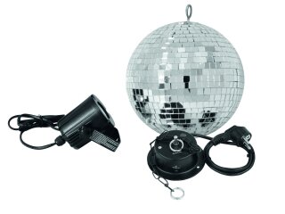 EUROLITE Mirror Ball Set 20cm with LED Spot