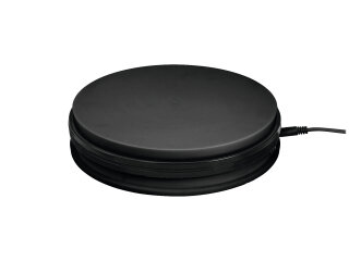 EUROPALMS Drehteller 45cm bis 40kg schwarz