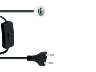 EUROLITE GU-10 Socket Power Cable, Plug, Switch