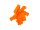 TCM FX Slowfall Confetti Rectangular 55x18mm, neon-orange, uv active, 1kg