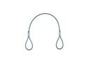 EUROLITE Steel Rope (FC) 400x3mm silver without quick link