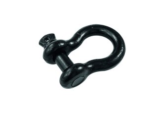 SAFETEX Shackle 22mm black with Screwbolt