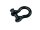 SAFETEX Shackle 22mm black with Screwbolt