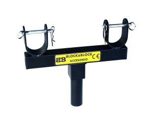 BLOCK AND BLOCK AM3502 fixed support for truss insertion 35mm male