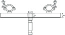 EUROLITE TAH-52 Traversenadapter mit TV-Zapfen
