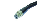 OMNITRONIC Schwanenhals schwarz XLR/XLR, 47cm
