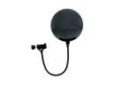 OMNITRONIC Mikrofon-Popfilter, Metall schwarz