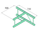 ALUTRUSS BILOCK BQ2-PAT36V 3-way T-Piece 90°