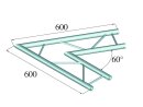 ALUTRUSS DECOLOCK DQ2-PAC20H 2-Weg Ecke 60°