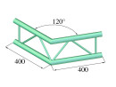 ALUTRUSS DECOLOCK DQ2-PAC22V 2-way Corner 120°