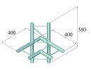 ALUTRUSS DECOLOCK DQ2-PAC44H 4-way Corner