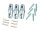 ALUTRUSS TRILOCK Satz Verb.konus/Zapfen/Splint