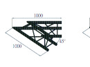 ALUTRUSS TRILOCK E-GL33 C-19 2-Way Corner 45°