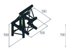 ALUTRUSS TRILOCK E-GL33 C-31 3-Way Corner