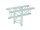 ALUTRUSS TRILOCK 6082AT-35 3-way T-Piece