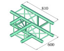ALUTRUSS QUADLOCK TQ390-QQT35 3-way T-Piece