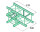 ALUTRUSS QUADLOCK TQ390-QQT35 3-way T-Piece