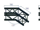 ALUTRUSS QUADLOCK S6082C-23 2-way Corner 135°
