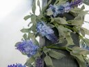 EUROPALMS Flowering Garland, artificial, blue, 180cm