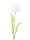 EUROPALMS Crystal tulip, artificial flower, white 61cm 12x