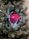 EUROPALMS LED Snowball 15cm, pink