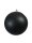 EUROPALMS Deco Ball 20cm, black, glitter