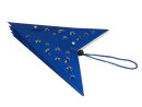 EUROPALMS Stern Laterne, Papier blau, 75 cm