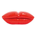 Lips 3D, made of Styrofoam 60x23x12cm Color: red