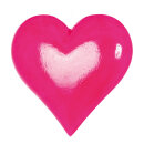Herz 3D, aus Styropor     Groesse: 20x20x6cm    Farbe: pink