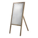 A-board with steel plate - Material: wooden frame -...