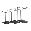 Rack, set of 3, upright, Size:;16x16x26cm, 20x16x30cm,...