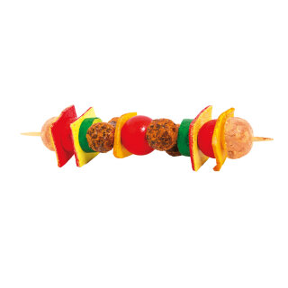 Grillstick 3D, aus Styropor     Groesse: 40cm - Farbe: braun #