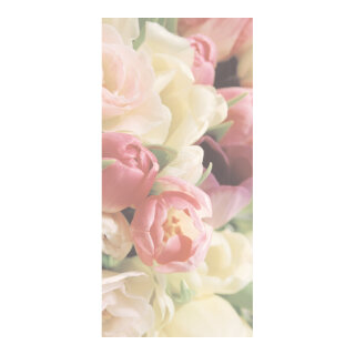 Banner "Soft Tulips" paper - Material:  - Color: multicoloured - Size: 180x90cm