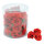 Rose heads 48pcs./blister, artificial silk     Size: Ø 4cm    Color: red