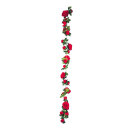 Rose garland 24-fold     Size: 180cm    Color: red