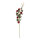 Rose spray with 5 rose heads     Size: 88cm    Color: red/green